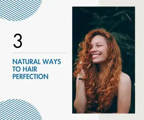 Women showing off her perfect ginger hair